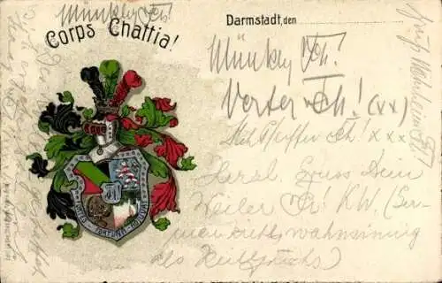 Studentika Ak Darmstadt, Corps Chattia, Wappen