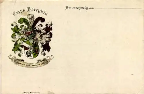 Studentika Ak Braunschweig, Corps Hercynia, Wappen, WSC