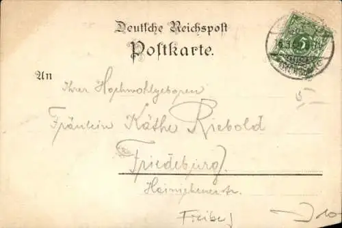 Studentika Ak Freiberg in Sachsen, Corpswappen, WSC