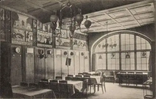 Studentika Ak München, Corpshaus, Innenansicht, WSC