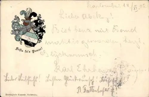 Studentika Ak Karlsruhe, Corps Frisia, Wappen, WSC