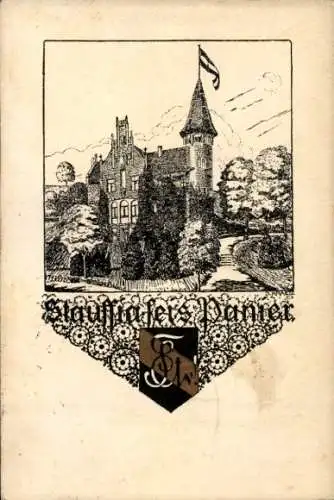 Passepartout Ak Stauffia sei's Panier, Verbindungshaus