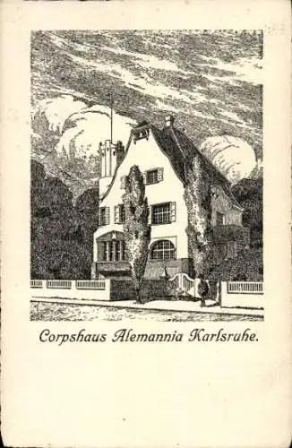 Studentika Ak Karlsruhe, Corpshaus Alemannia, WSC