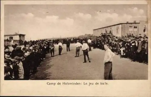 CPA Holzminden an der Weser, Camp, Le jeu de balle