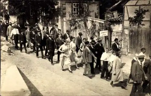 Foto Ak Bad Frankenhausen am Kyffhäuser Thüringen, Sängerfest, Festzug, Gesangverein Seega
