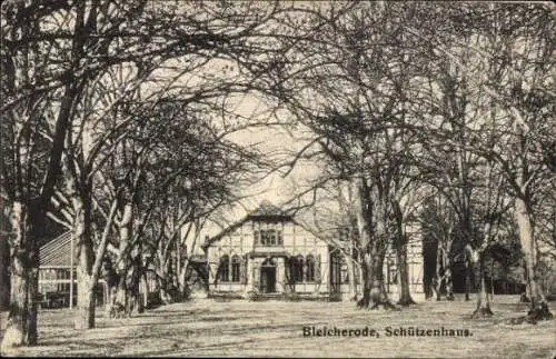 Ak Bleicherode am Harz, Schützenhaus