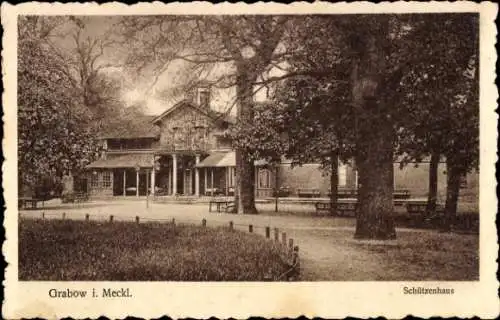 Ak Grabow in Mecklenburg, Schützenhaus