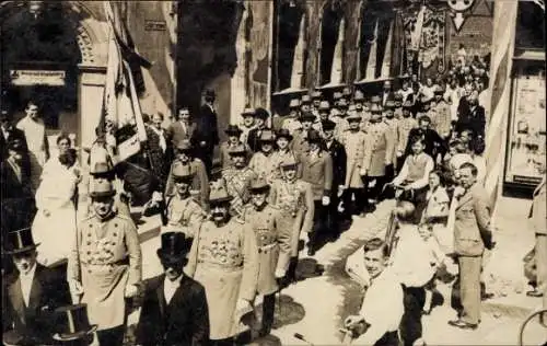 Foto Ak Berlin Tempelhof, Schützenfest, Festzug