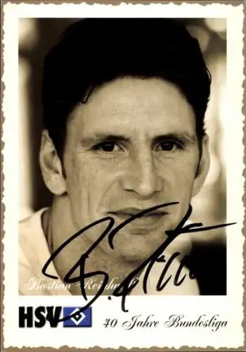 Autogrammkarte Fußballer Bastian Reinhardt, Hamburger SV / HSV, Autogramm