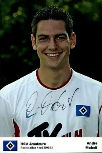 Autogrammkarte Fußballer Andre Moheit, Hamburger SV / HSV, Autogramm