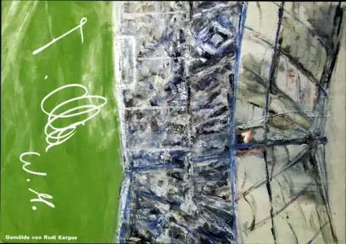 Autogrammkarte Trainer Werner Melzer, Hamburger SV / HSV, Autogramm