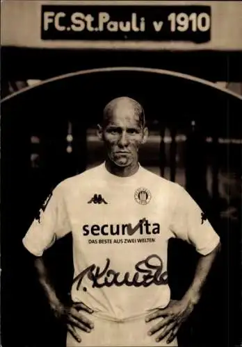 Autogrammkarte Fußballer Toralf Konetzke, FC St. Pauli, Autogramm