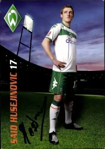 Autogrammkarte Fußballer Said Husejinovic, Werder Bremen, Autogramm