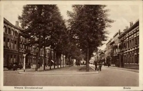 Ak Breda Nordbrabant Niederlande, Nieuwe Ginnekenstraat