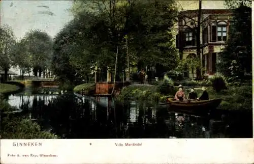 Ak Ginneken Nordbrabant Niederlande, Villa Mariendal