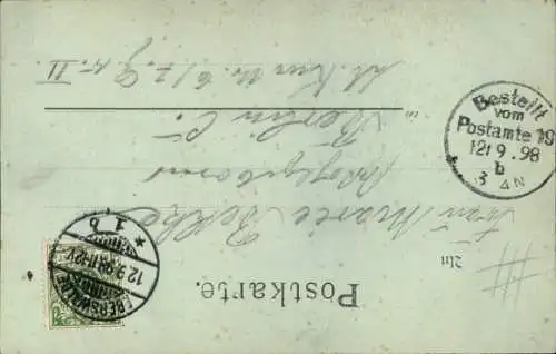 Mondschein Ak Eberswalde in der Mark, Eberswalder Wasserfall