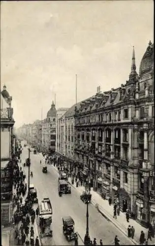Ak Berlin Mitte, Friedrichstrasse, Ecke Leipziger Straße