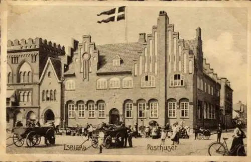Ak Esbjerg Dänemark, Posthuset