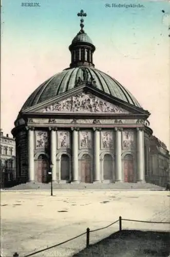 Ak Berlin Mitte, St. Hedwigskirche