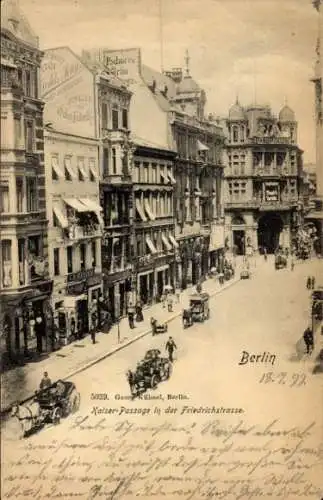Ak Berlin Mitte, Friedrichstraße, Kaiser-Passage
