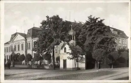 Ak Słotwina Schönbrunn an der Oder Świdnica Schweinitz Schlesien, Schule