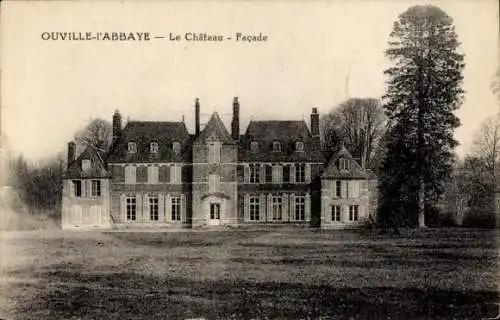 Ak Ouville-l'Abbaye Seine Maritime, Schloss