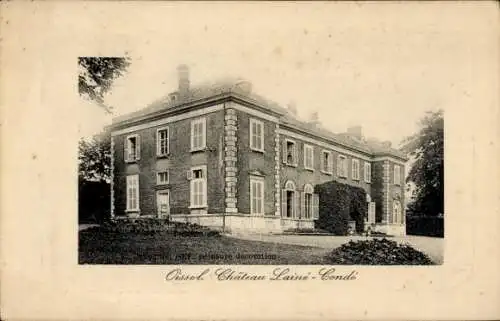 Ak Oissel Seine Maritime, Chateau Laine-Conde