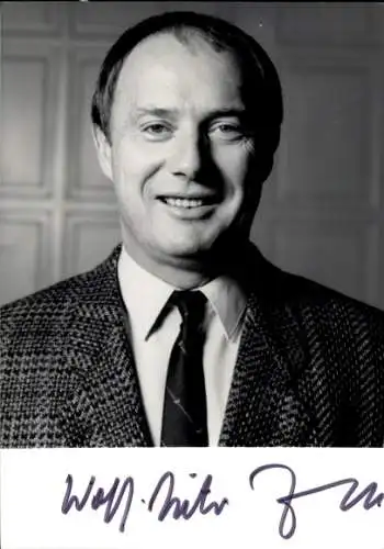 Foto Politiker Wolf Dieter, Autogramm