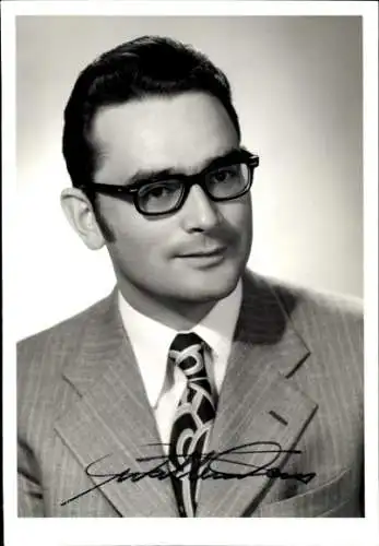 Foto Politiker Walter Weiss, Österreich, Autogramm