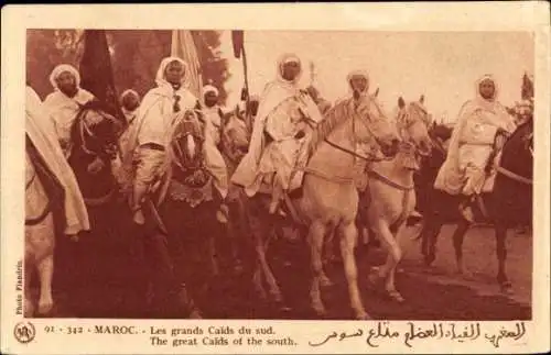 Ak Marokko, Les grands Caids du sud, Marokkanische Krieger
