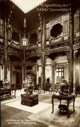 Ak Paris, Ausstellung Arts Decoratifs 1925, Pavillon von Französisch Asien