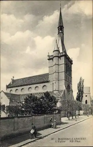 Ak Maisons Laffitte Yvelines, Kirche