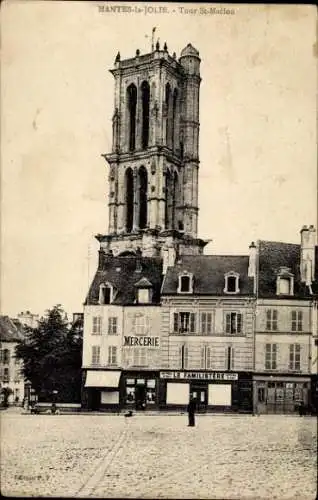 Ak Mantes la Jolie Yvelines, Tour St. Maclon
