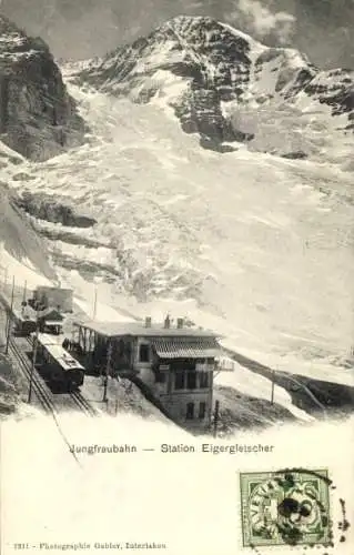 Ak Kanton Bern, Jungfrau, Jungfraubahn, Station Eigergletscher