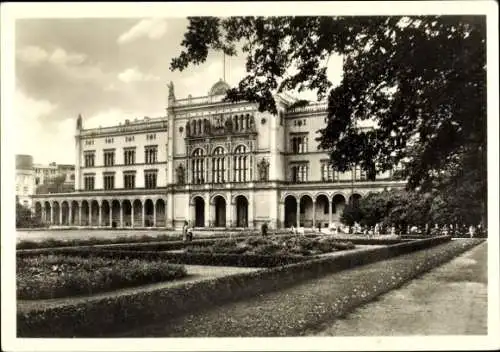 Ak Kaliningrad Königsberg Ostpreußen, Universität, historische Architektur, Gartenanlagen, Bäu...