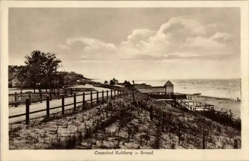 Ak Krynica Morska Ostseebad Kahlberg Ostpreußen, Ostseebad Kahlberg Strand, Küstenlandschaft, ...