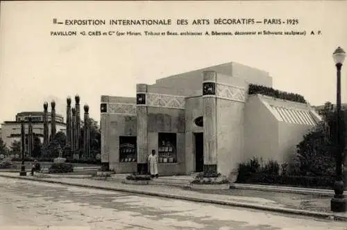 CPA Paris, Exposition Internationale des Arts Decoratifs 1925., Pavillon