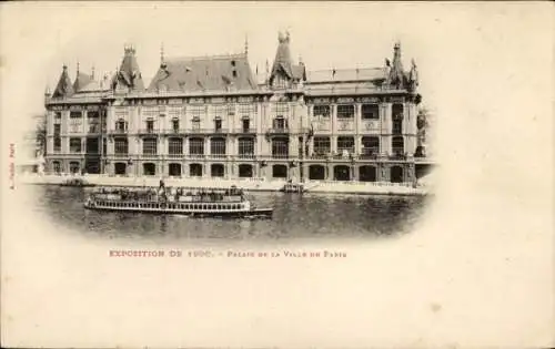 CPA Exposition de 1900, Palais de la Ville de Paris