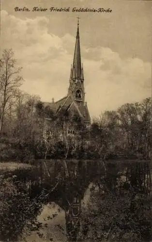 Ak Berlin Tiergarten, Kaiser Friedrich Gedächtnis Kirche