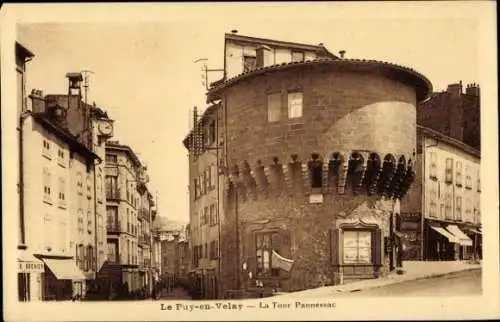 Ak Le Puy en Velay Haute Loire, Turm Pannessac