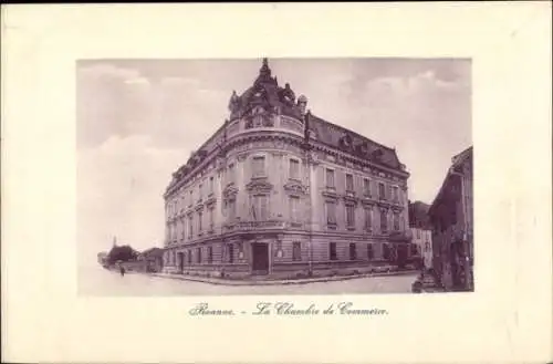 Ak Rennes Ille et Vilaine, La Chambre de Commerce, historische Architektur, Stadtansicht
