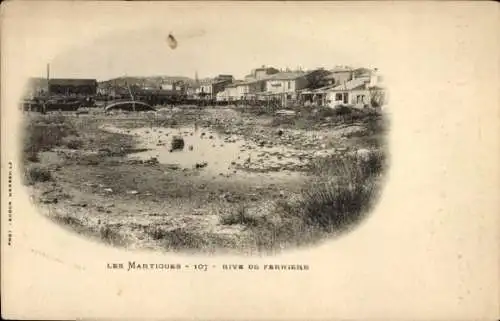 Ak Martigues Bouches du Rhône, Rive de Ferrière