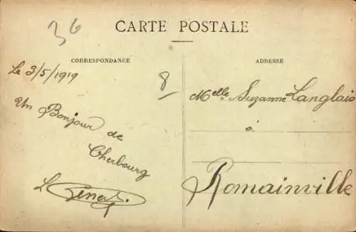 CPA Cherbourg-Manche, Sortie des Ouvriers de la Arsenal