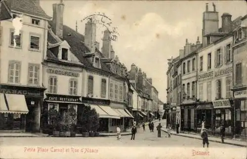 CPA Beaune Côte-d'Or, Petite Place Carnot et Rue d'Alsace