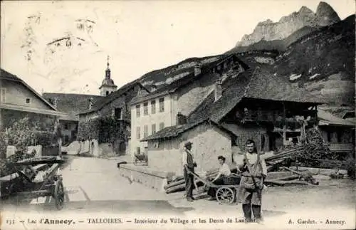 Ak Talloires Montmin Haute Savoie, Lac d'Annecy, Dorfpartie