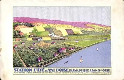 Ak Isle Adam Val d'Oise, Station d'ete du Val d'Oise