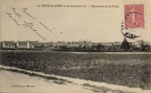 Ak La Ferté Saint Aubin Loiret, Panorama