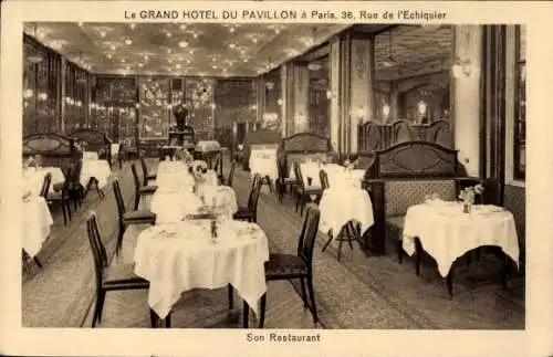 Ak Paris, Grand Hotel du Pavillon, Restaurant, Rue de l'Échiquier