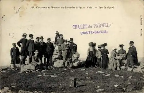 Ak Haute Savoie, Caravane au sommet du Parmelan