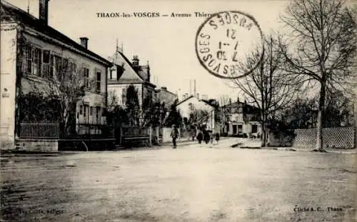 Ak Thaon les Vosges, Avenue Thier